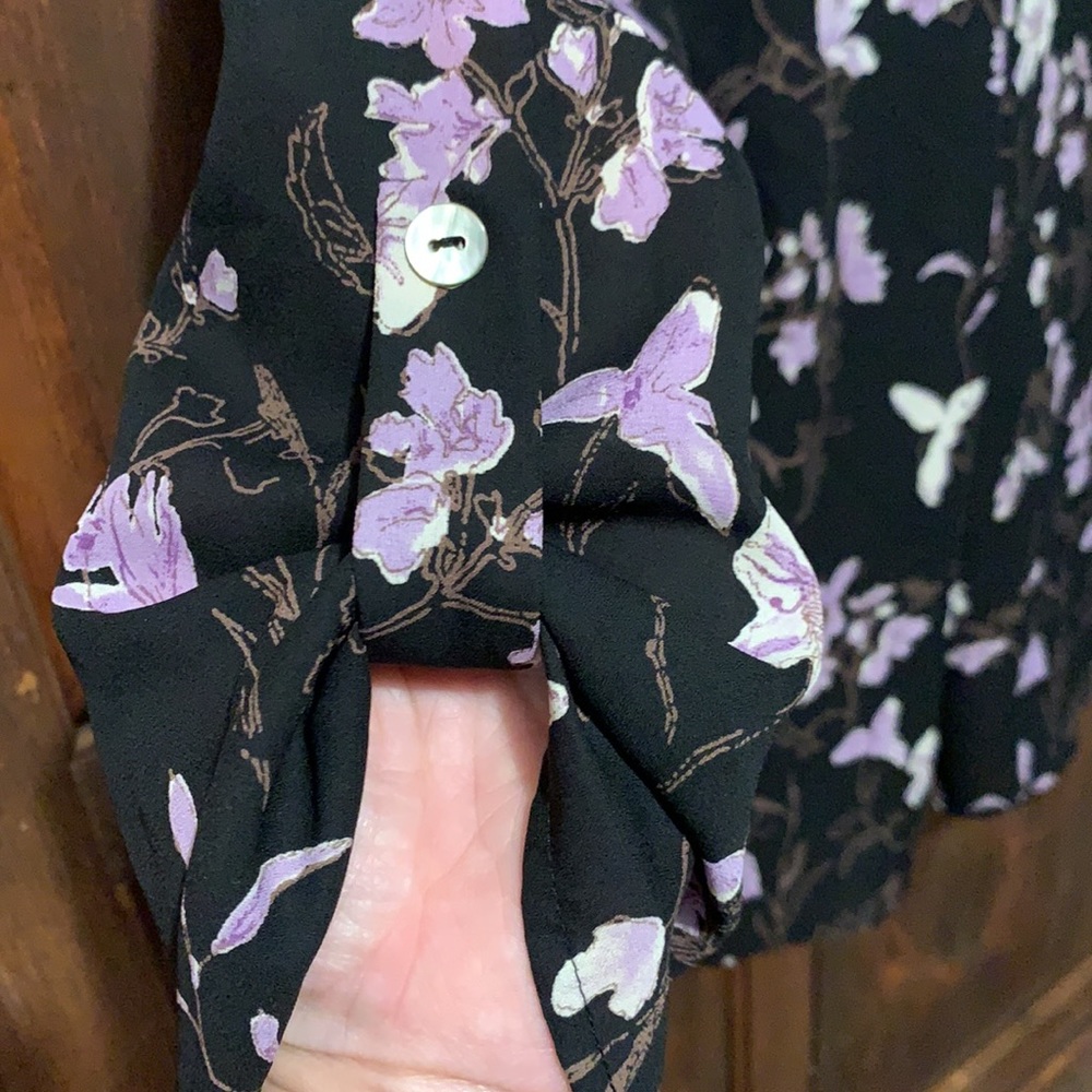 Floral hi-lo blouse - Picture 4 of 4